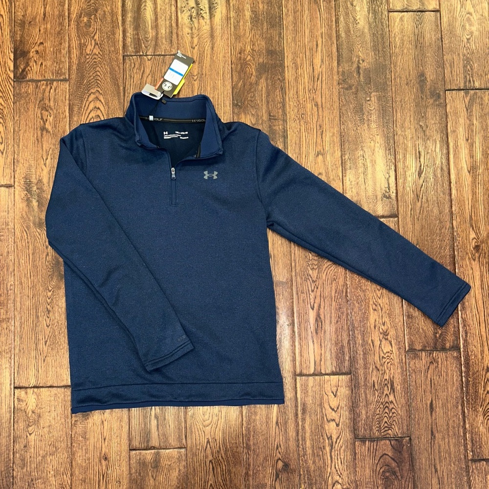 Under Armour Navy Blue Golf 1/4 Zip Pullover